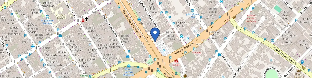 Mapa da estação McDonald’s