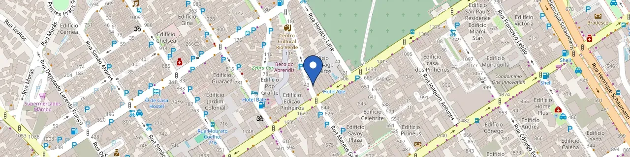 Mapa da estação Tupinambá Hq
