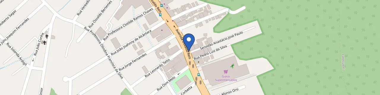 Mapa da estação Oficina EV Car Electric