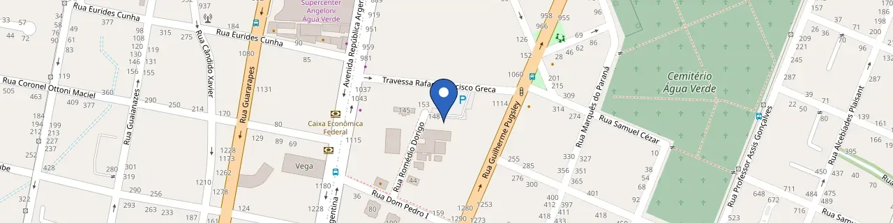 Mapa da estação Garage Estacionamento E Lava Car