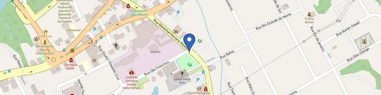 Mapa da estação Posto Marechal