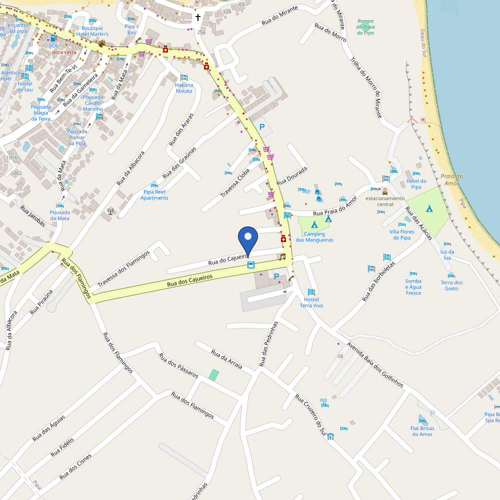 Mapa da estação Pousada Xamã - Awaken Your Senses