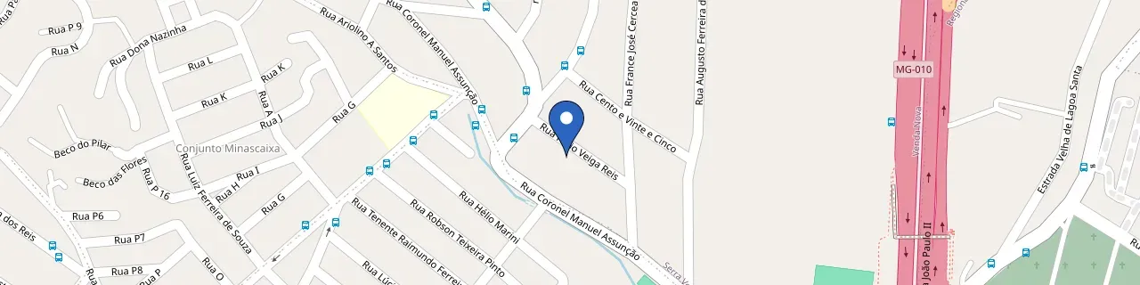 Mapa da estação Residência Do Ricardo