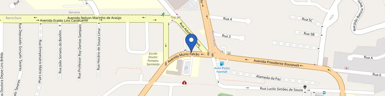 Mapa da estação Churrascaria Victoria Paladares - Maceió