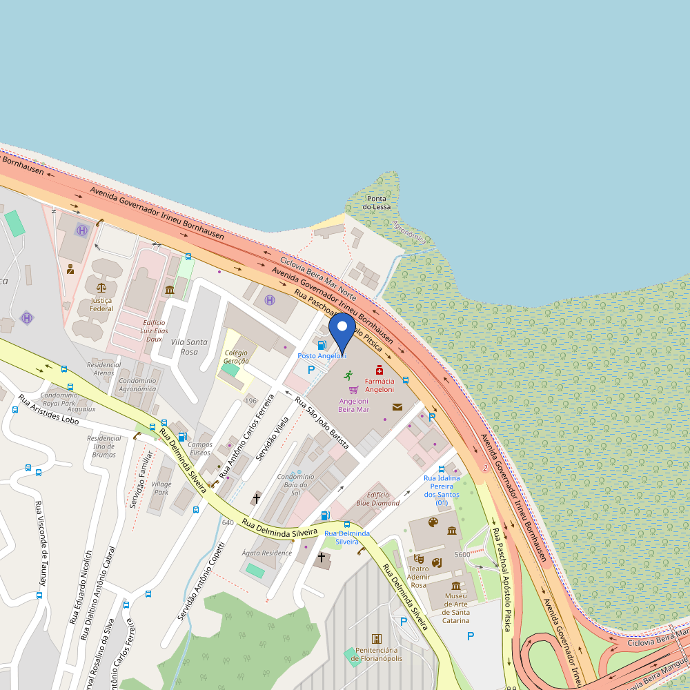 Mapa da estação Shell