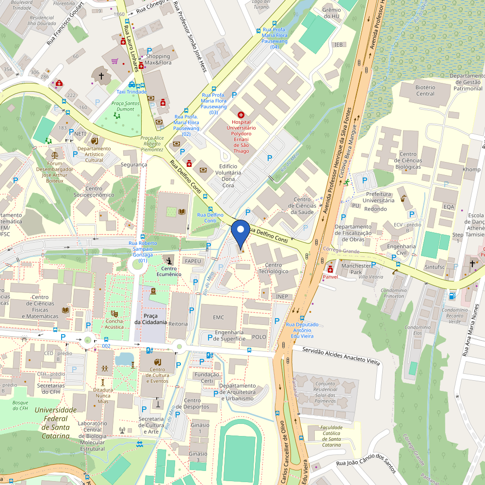 Mapa da estação Solar - Ampera Racing
