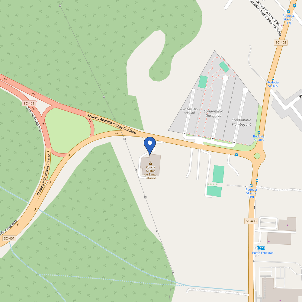 Mapa da estação Portal Estacionamento
