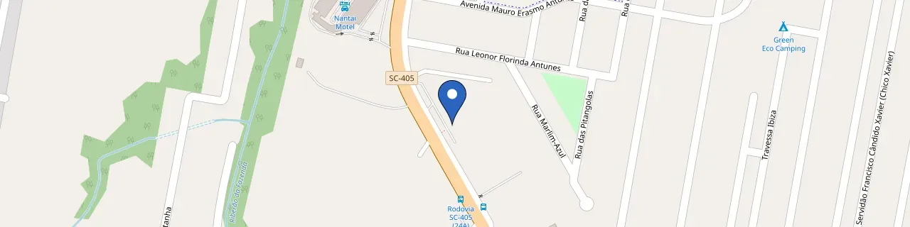 Mapa da estação Oka Floripa