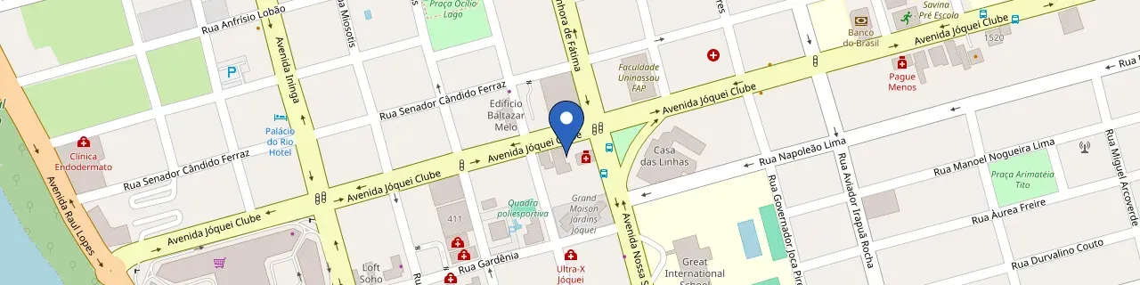 Mapa da estação Farmacia Globo Conceito