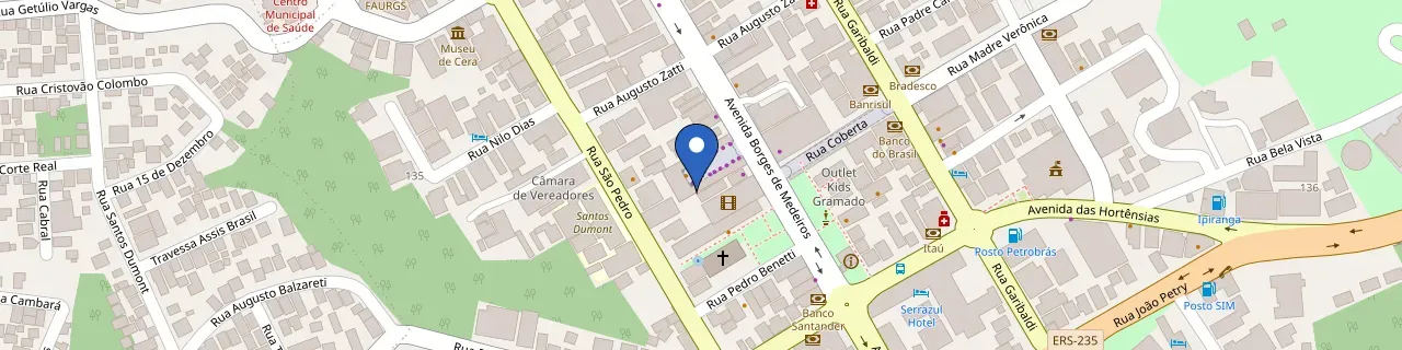 Mapa da estação Estacionamento Safe Park