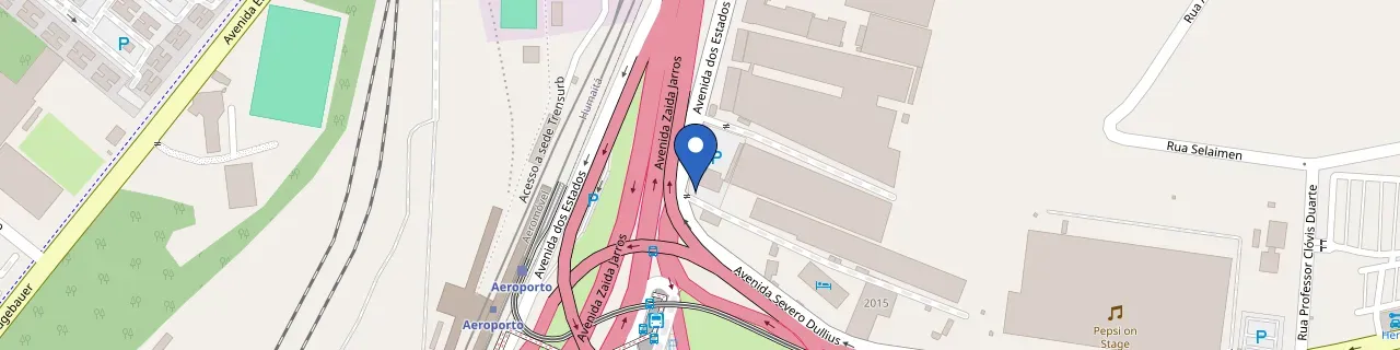 Mapa da estação Aero Safe Park