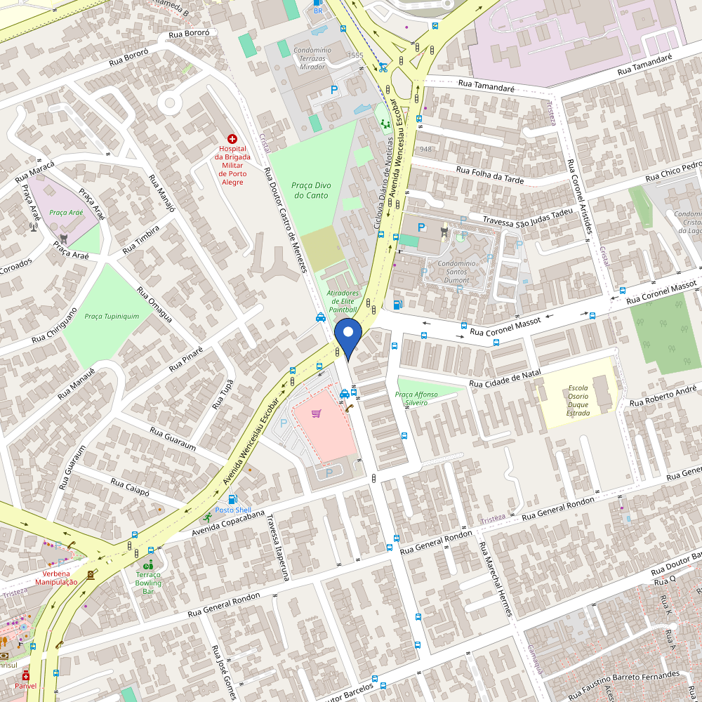 Mapa da estação NISSAN IESA - Av. Wenceslau Escobar, 1204 - Enel X - 7KW