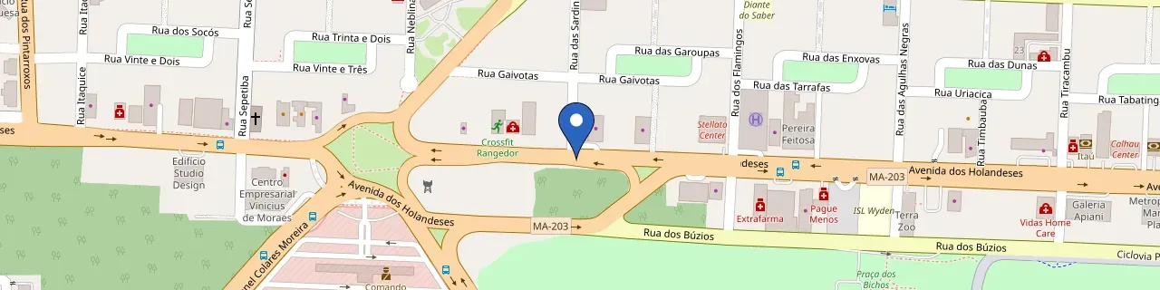 Mapa da estação GWM Carmais