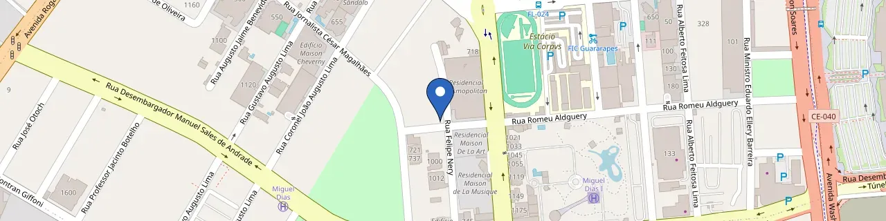 Mapa da estação Villa Beach Tenis