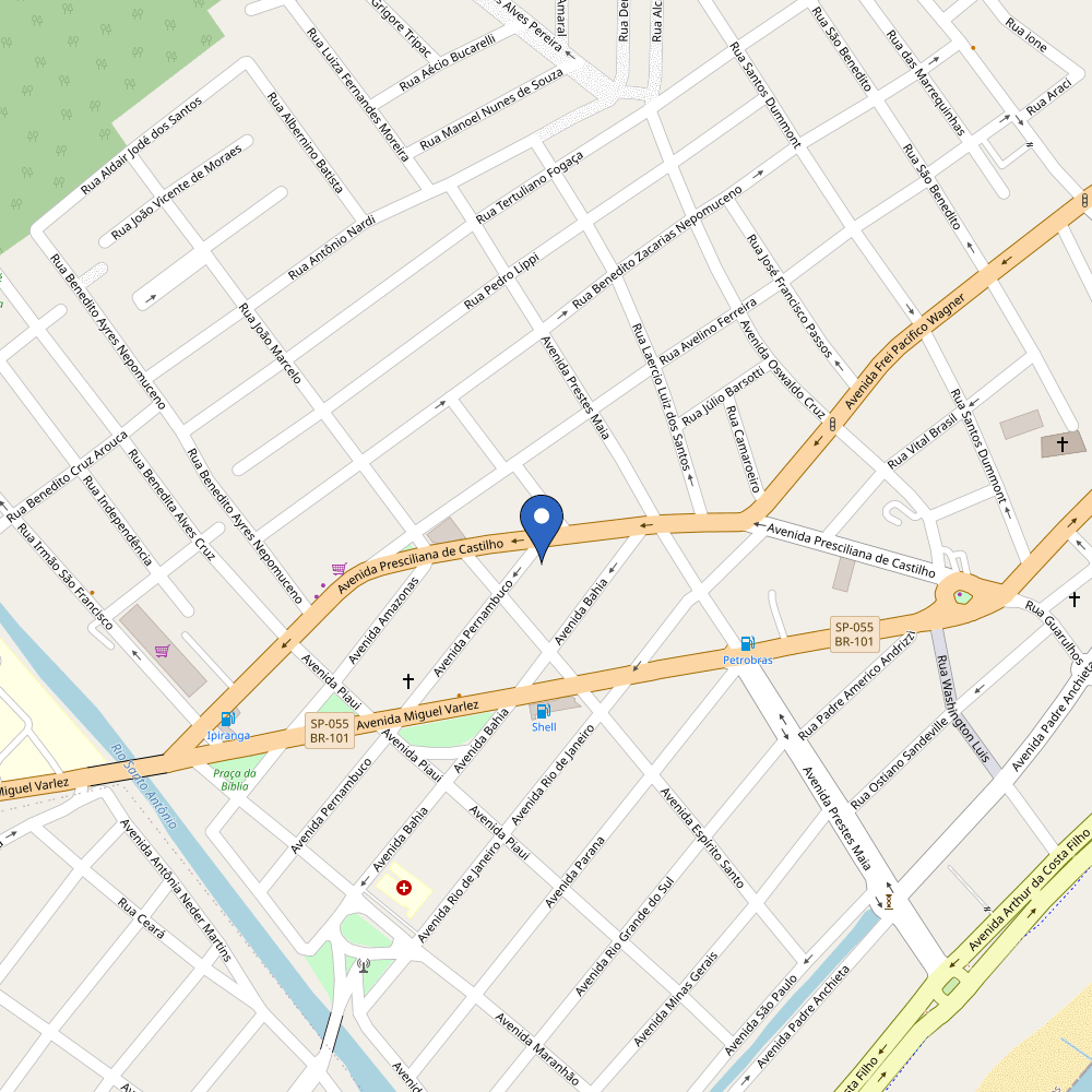 Mapa da estação Moraes Advocacia
