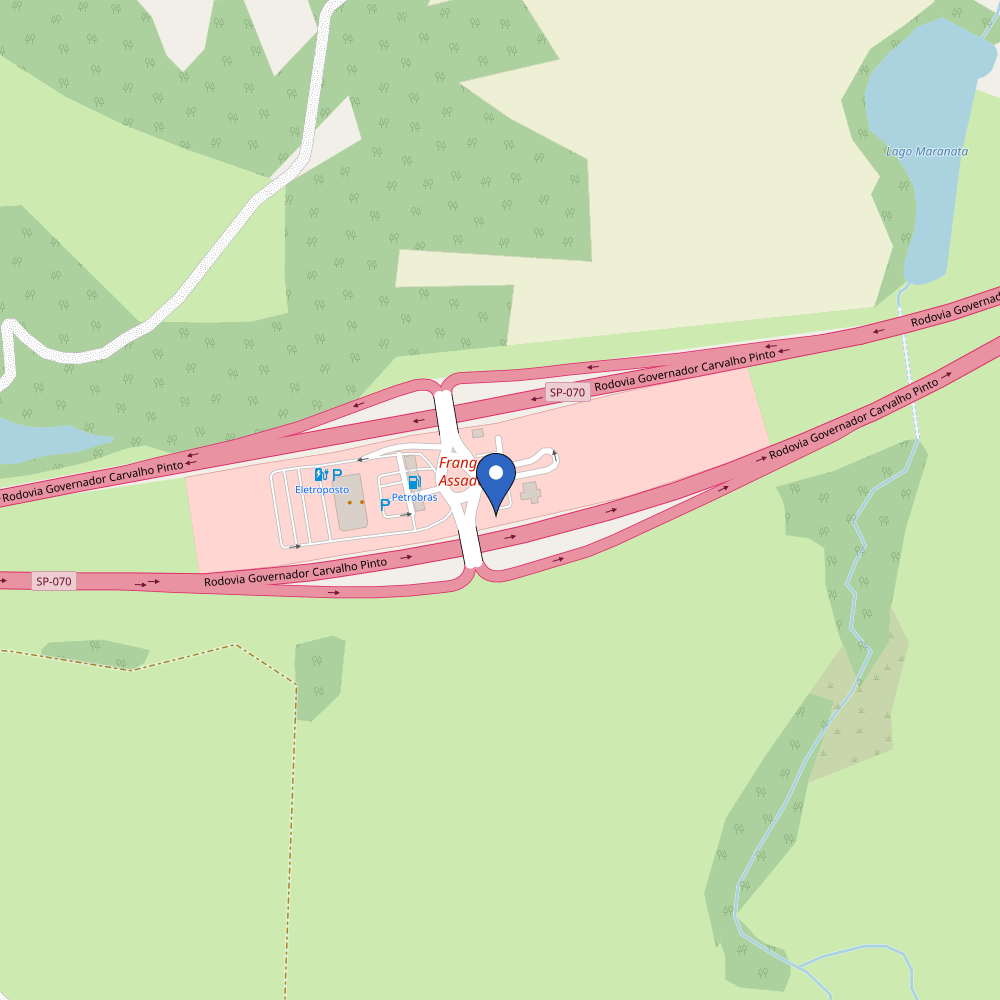 Mapa da estação HS Recharge - Jeronimo Carvalho Pinto