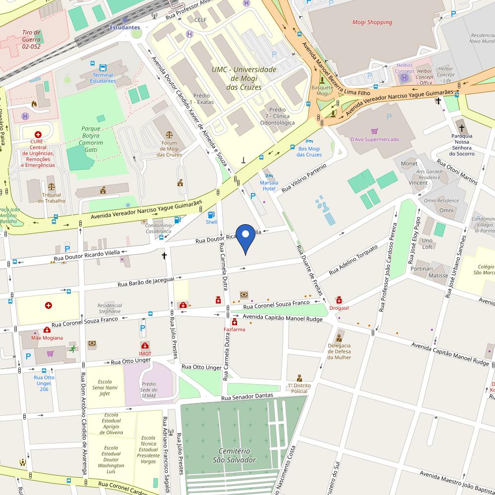 Mapa da estação Marques Parking 3