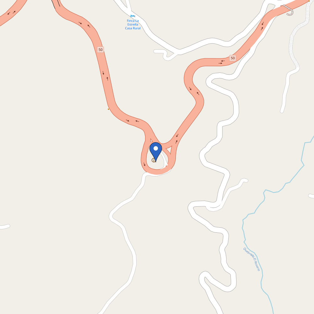 Mapa da estação Tambo La Manuela