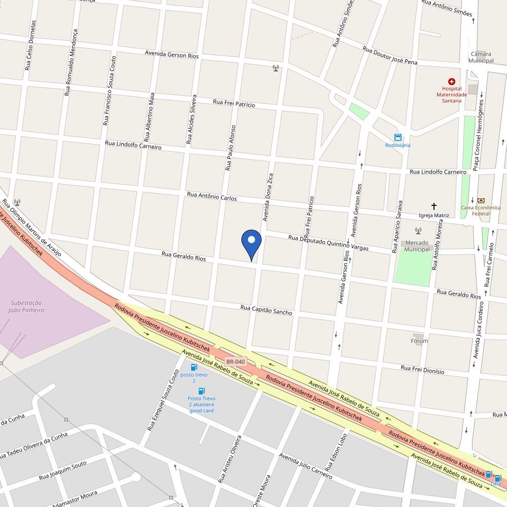 Mapa da estação Hotel Avenida