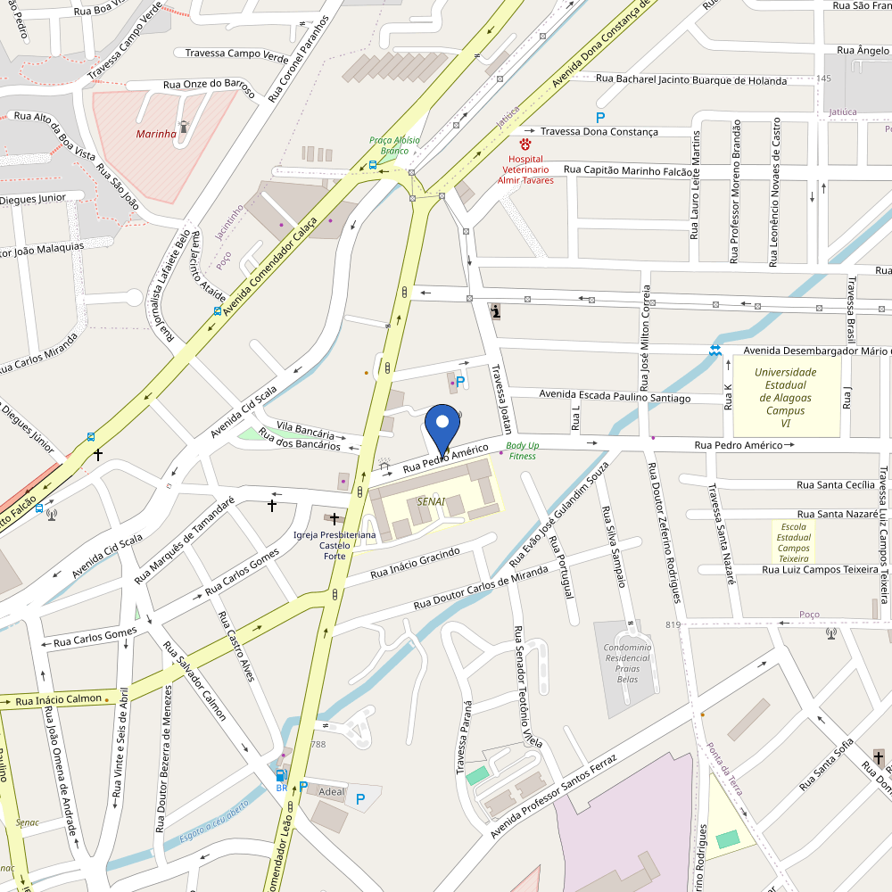 Mapa da estação + IPEI