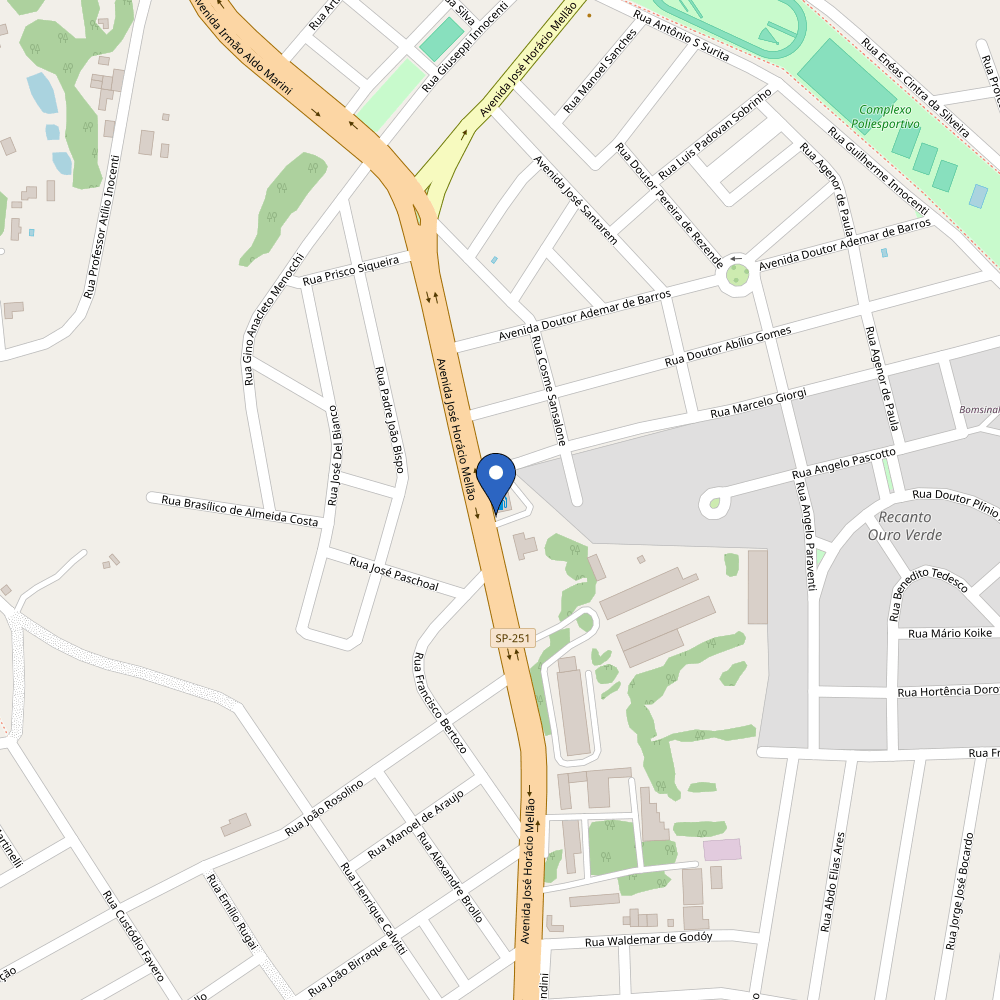 Mapa da estação Auto Posto Xitão