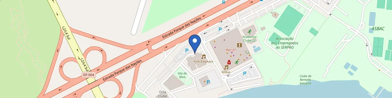 Mapa da estação Steak Bull Restaurante