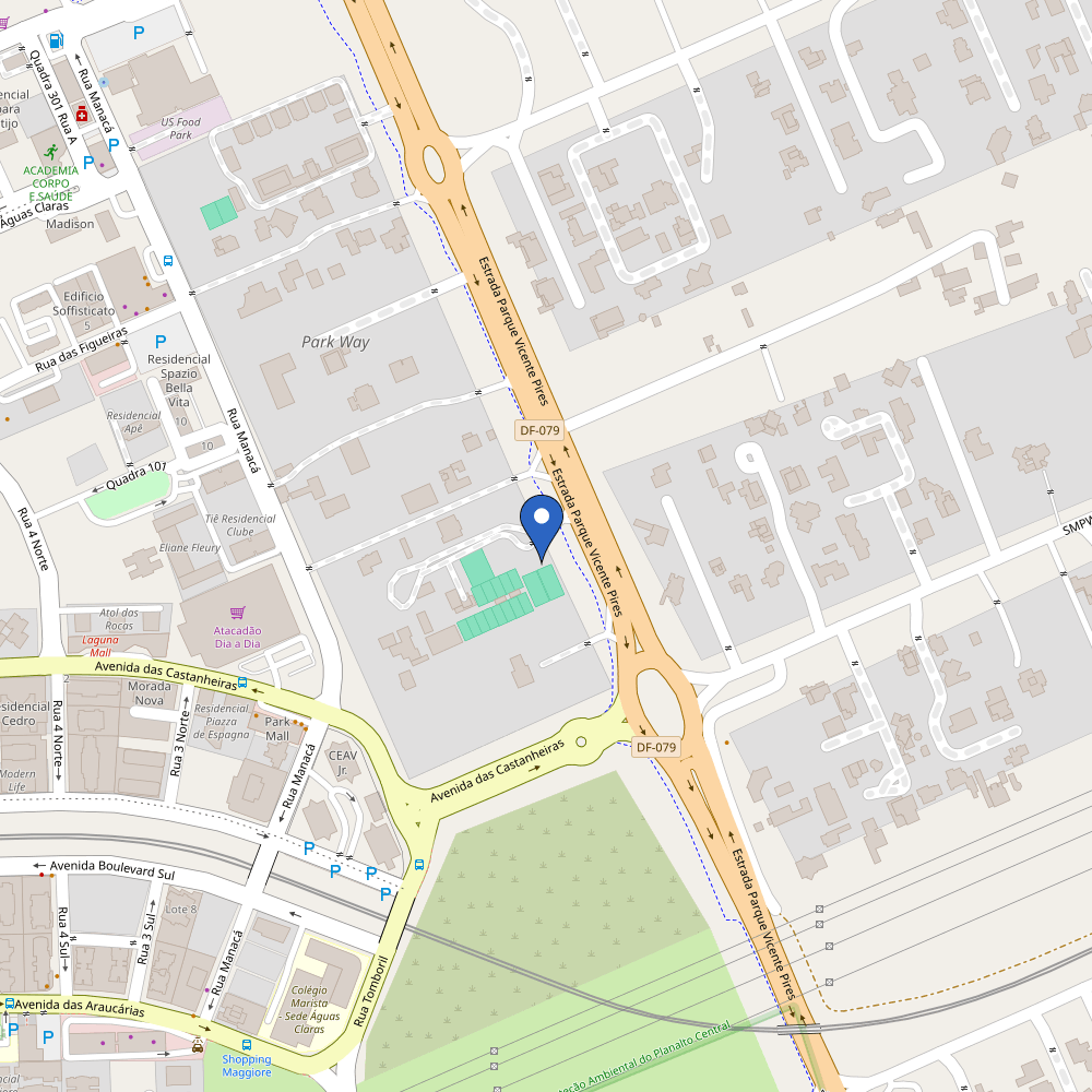 Mapa da estação ISOFEN MOBI - NAÇÃO CLUB (60kW)