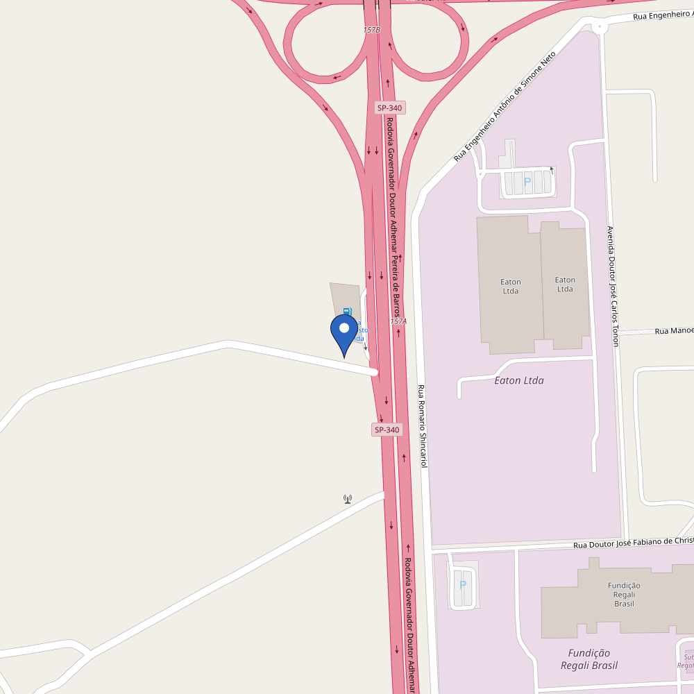 Mapa da estação Posto Varanda mogi