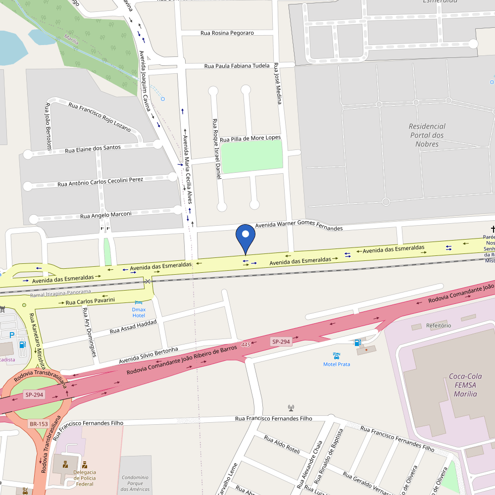 Mapa da estação Carregado BYD