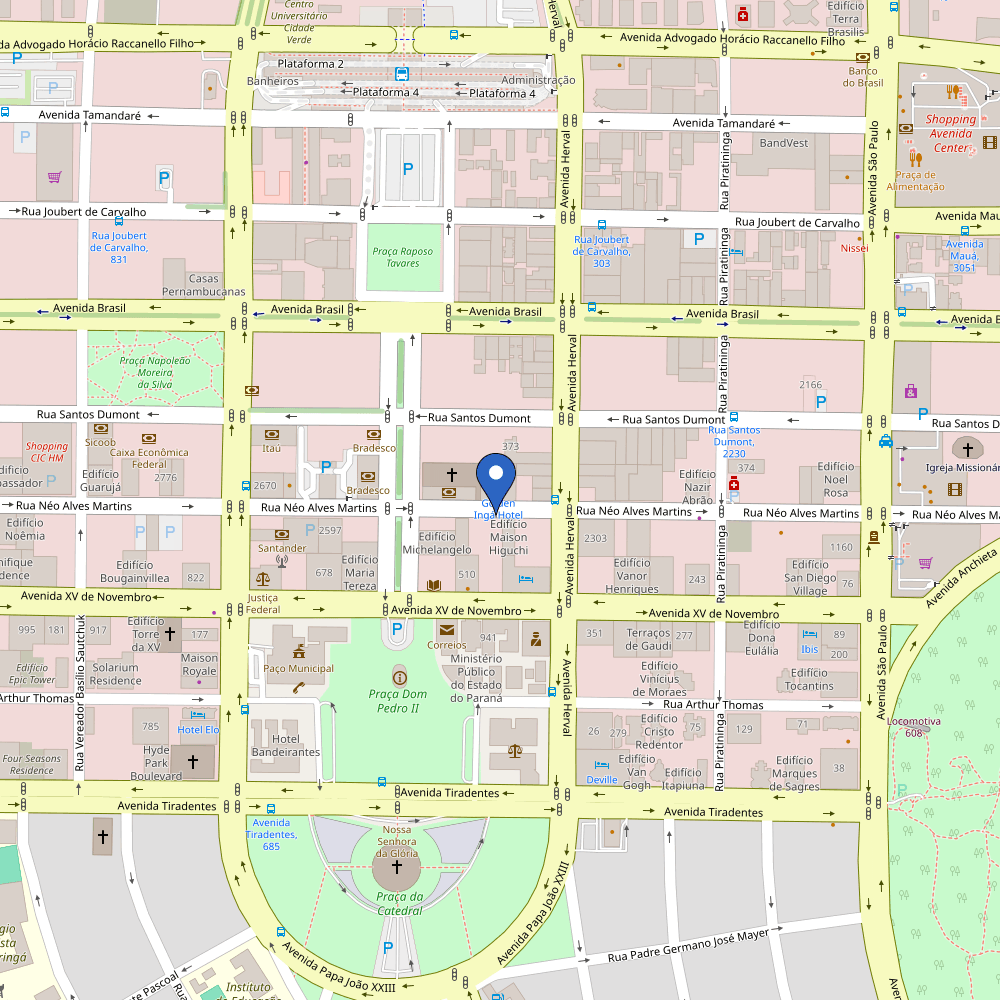 Mapa da estação excluido