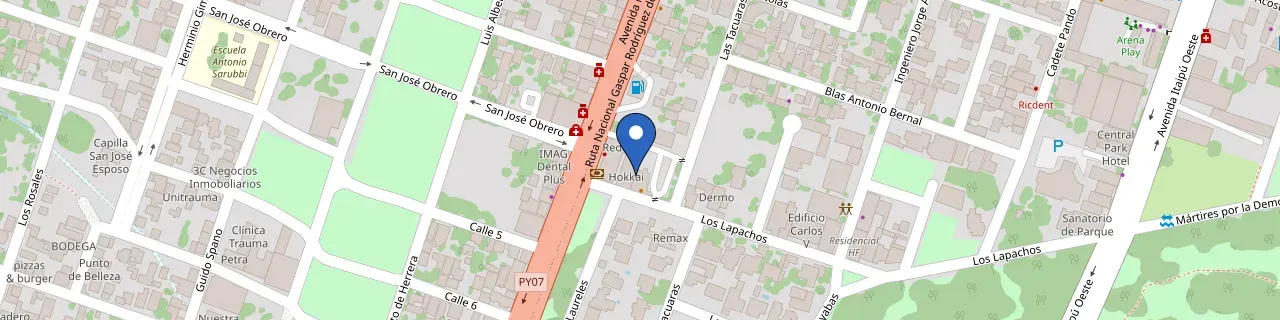 Mapa da estação Capitão Bar Cde
