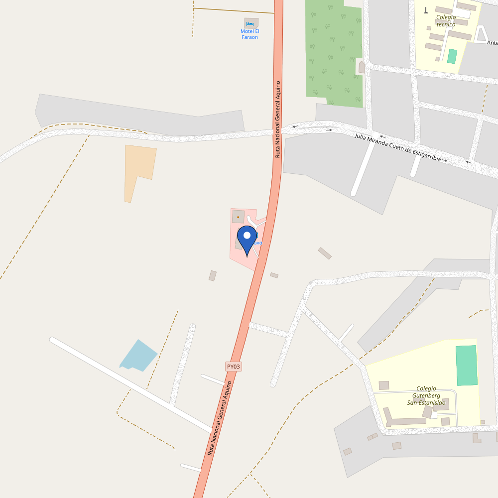 Mapa da estação Almacén Ka'avo SA