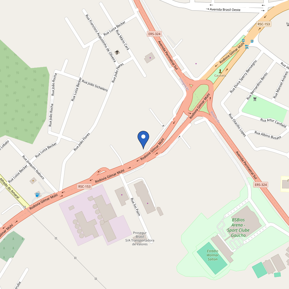 Mapa da estação Eletroposto Diego Loss