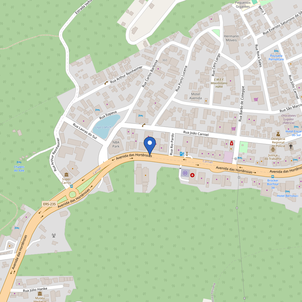 Mapa da estação A Fabulosa Máquina De Doces
