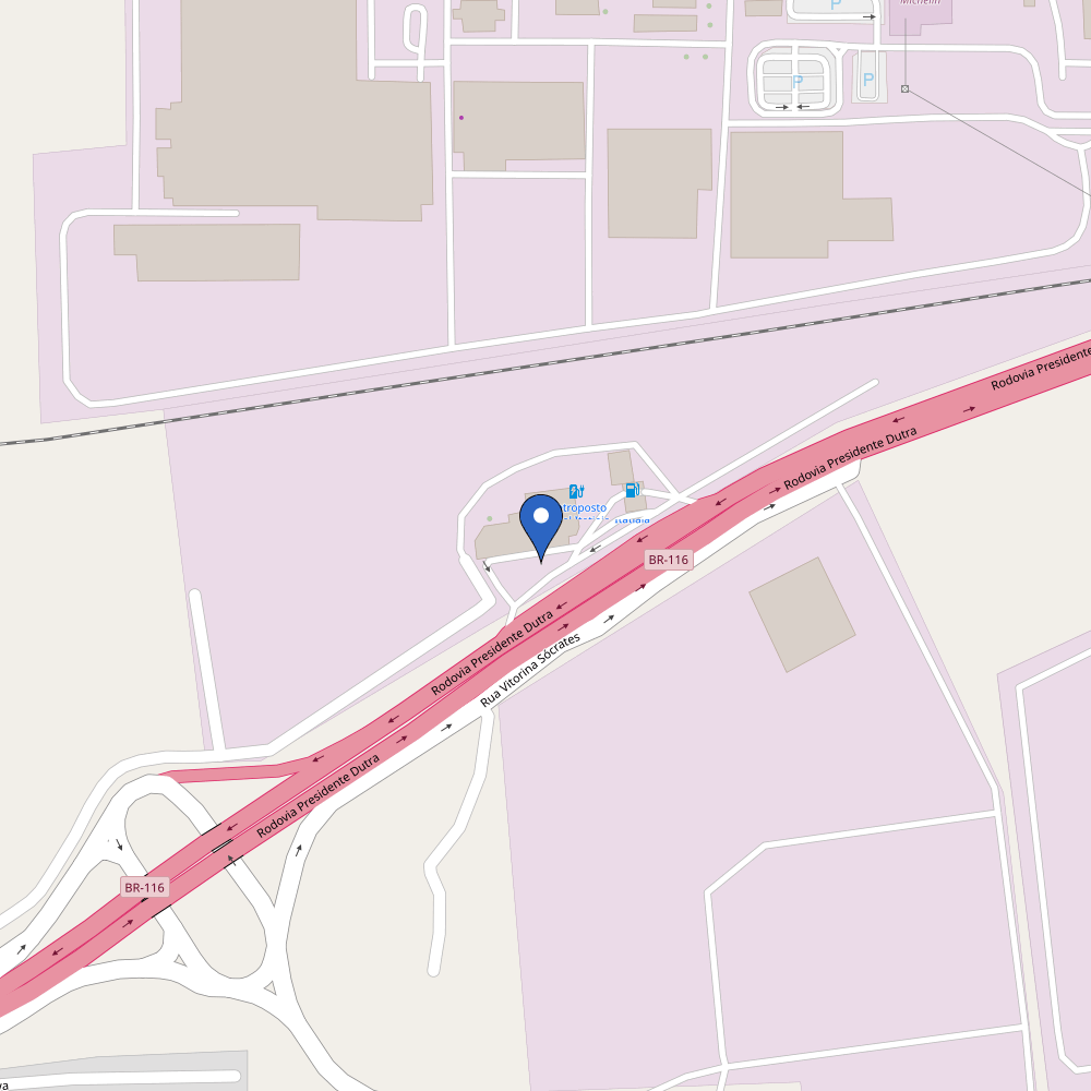 Mapa da estação Graal ITATIAIA