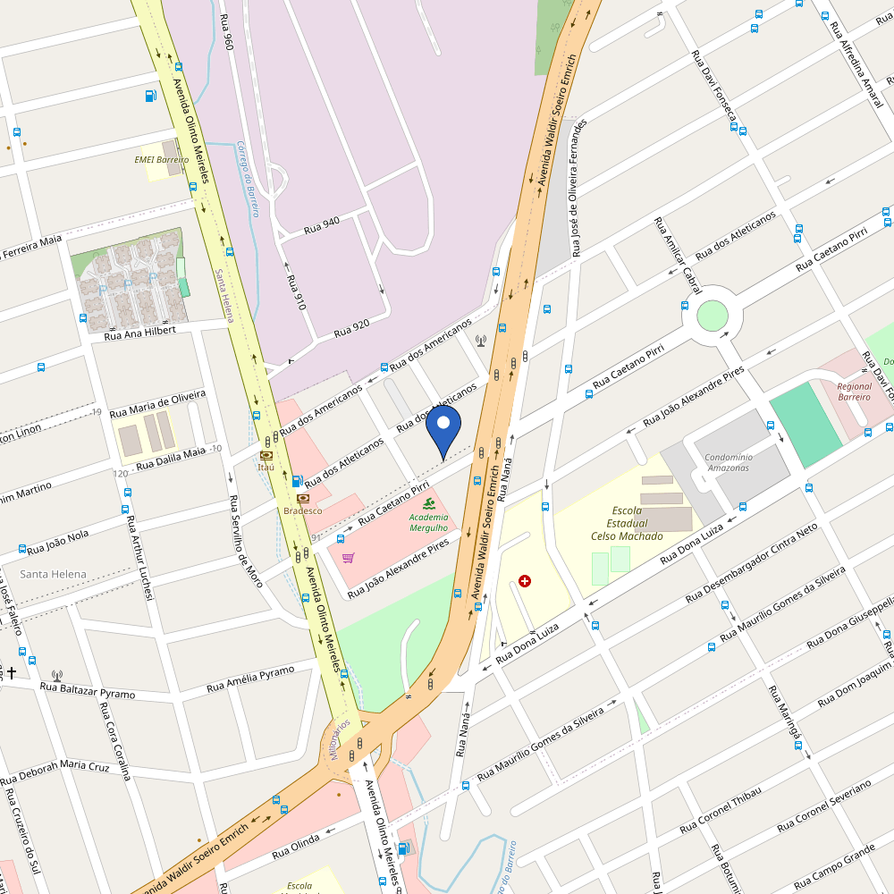Mapa da estação ZM Soluções