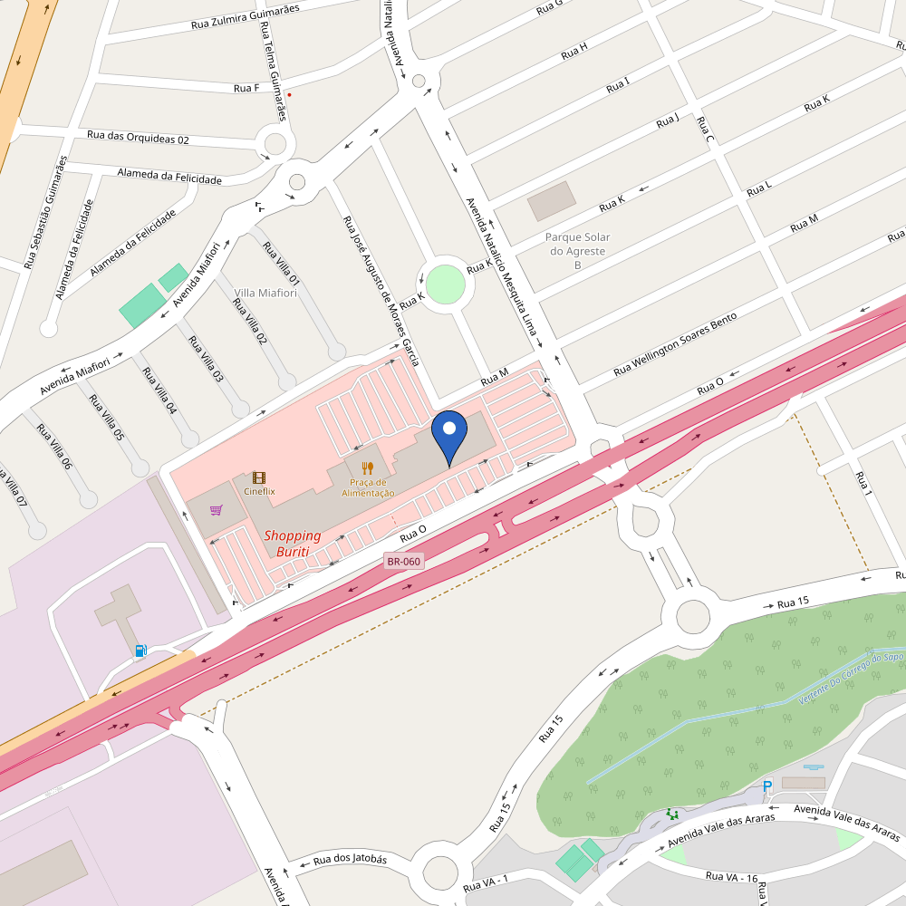 Mapa da estação Buriti Shopping - BYD