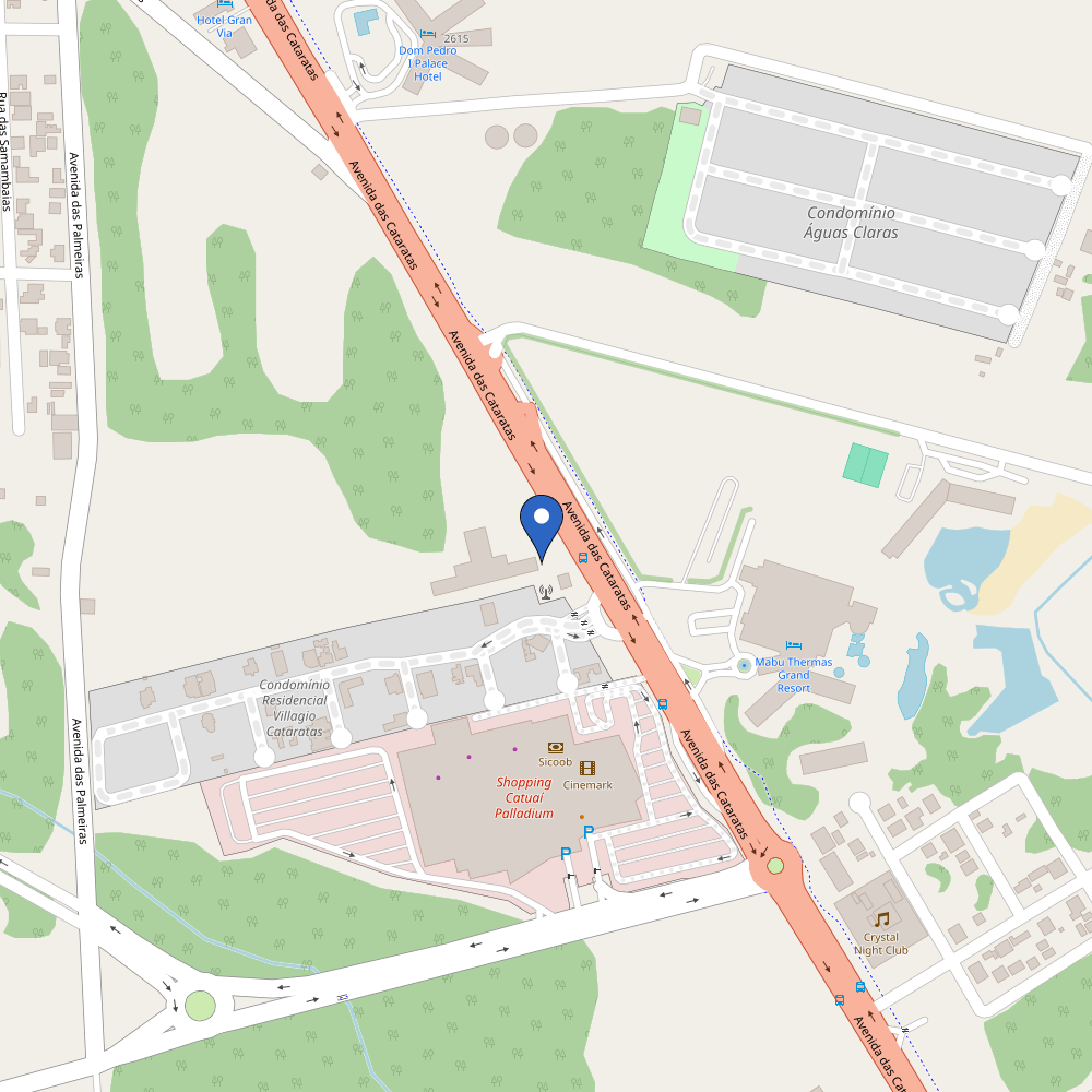 Mapa da estação Cia Charge | 80KW | Double Tree - Foz