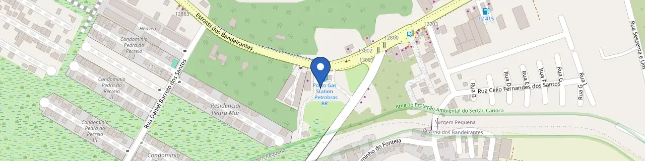 Mapa da estação POSTO BR Gás Station