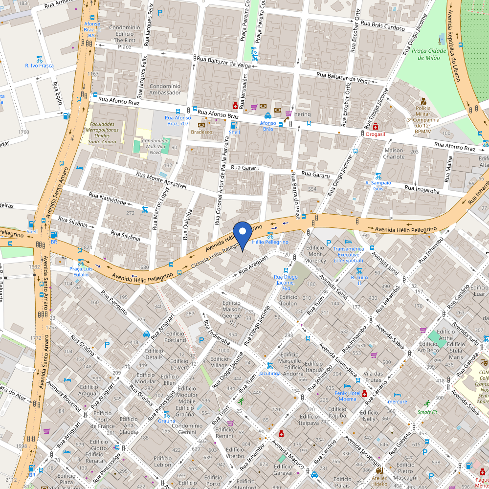 Mapa da estação E-Drive Europamotora