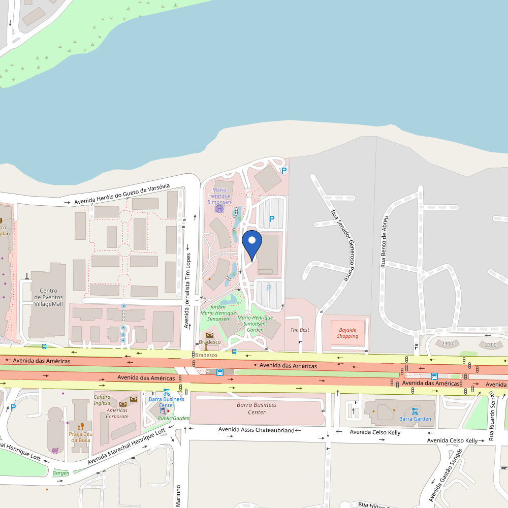 Mapa da estação Zletric | Centro Empresarial Mario Henrique Simonsen