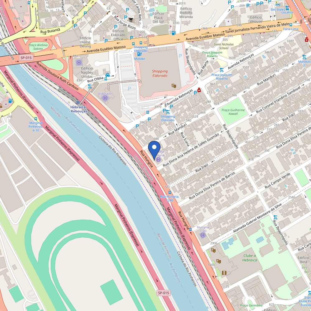 Mapa da estação Netpark - Hungria