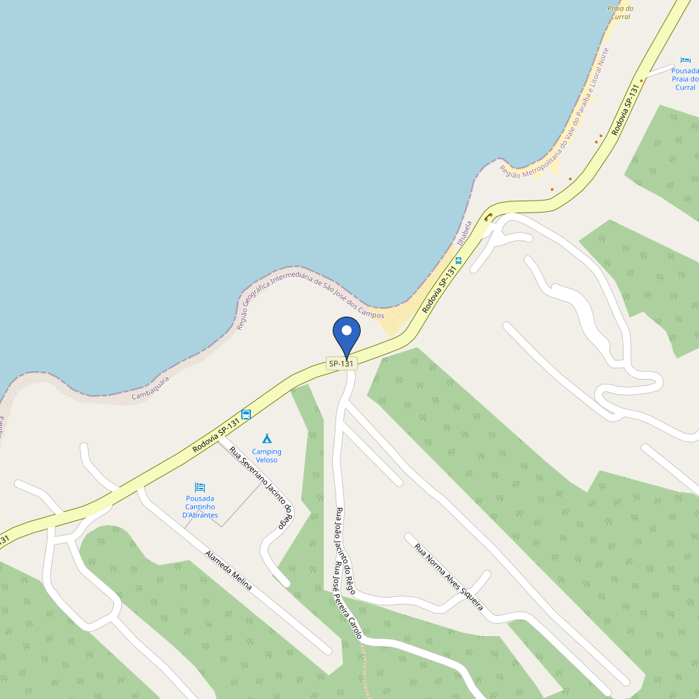 Mapa da estação Wyndham Ilhabela Casa di Sirena