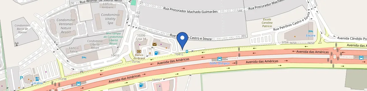 Mapa da estação Jaguar Land Rio