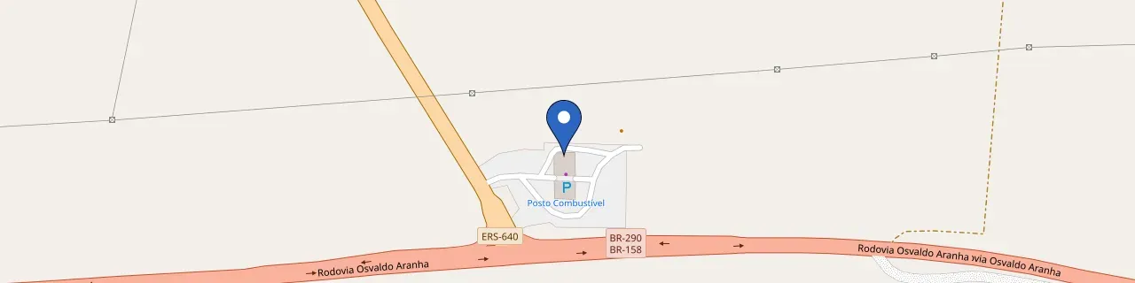 Mapa da estação Posto Santa Lúcia