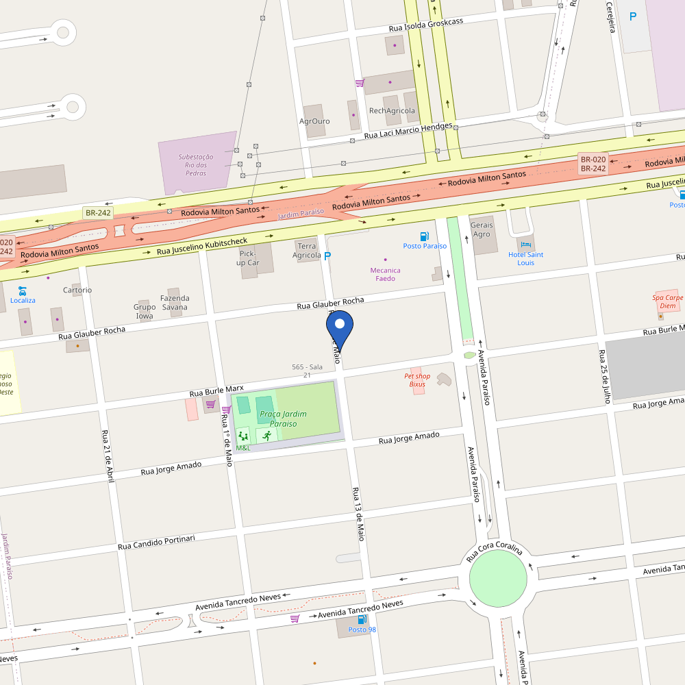 Mapa da estação OFFICE 661
