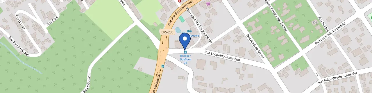 Mapa da estação Hotel Alpestre