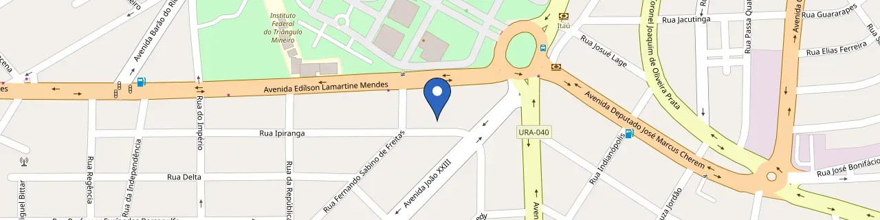 Mapa da estação Hotel Golden Park Uberaba