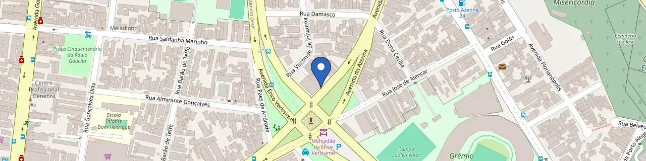 Mapa da estação Iesa Renault Azenha