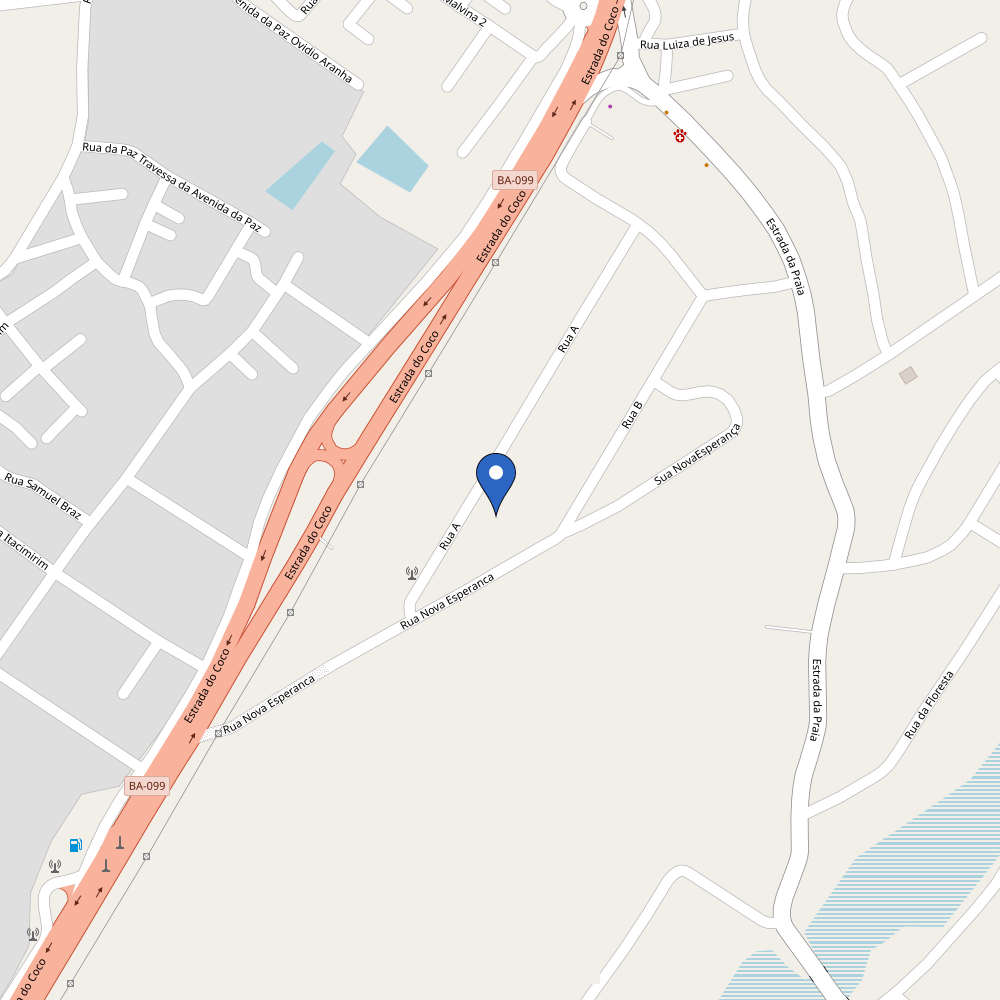 Mapa da estação Pousada Villa Egregora